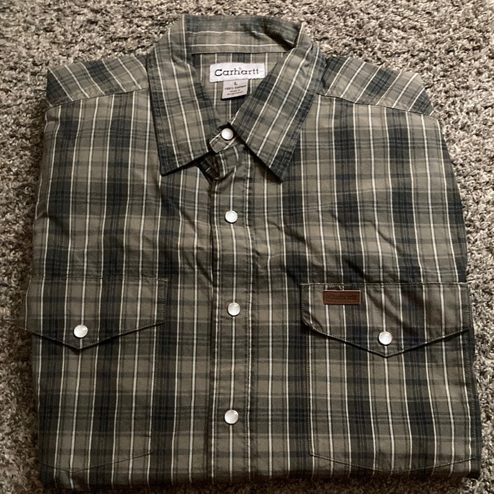 Carhartt men’s button down shirt